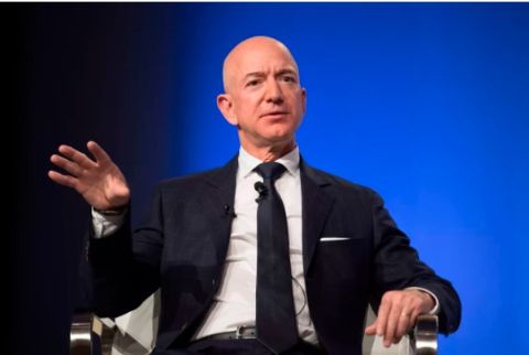 Jeff Bezos was at the number one position for a short time 